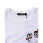 Dolce & Gabbana White #DGFAMILY Cotton Embroidery T-shirt TSH87265-36