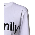 Dolce & Gabbana White #DGFAMILY Embroidery Cotton T-shirt TSH87268-36