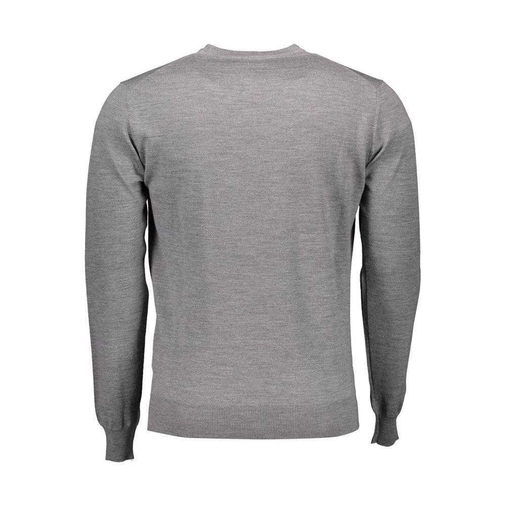 Harmont & Blaine Gray Wool Men Sweater HA-9411-XL