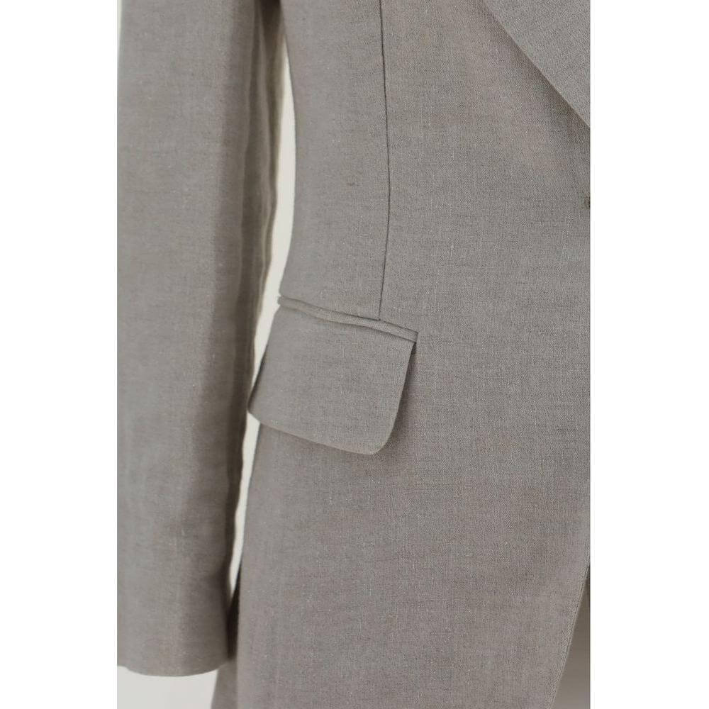 Brunello Cucinelli Linen Blazer BR-MH5477221C169-IT42 | L