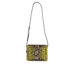 Dolce & Gabbana Green Exotic Leather DG Plaque Crossbody Clutch Bag BAG4599