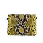 Dolce & Gabbana Green Exotic Leather DG Plaque Crossbody Clutch Bag BAG4599