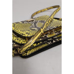 Dolce & Gabbana Green Exotic Leather DG Plaque Crossbody Clutch Bag BAG4599