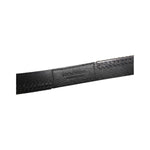 Dolce & Gabbana Black Leather Silver Tone Metal Buckle Belt BEL9292-95