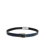 Dolce & Gabbana Blue Leather Metal Buckle Classic Belt BEL9298-90