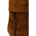 Saint Laurent Brown Suede Leather Boot SA-8774664-EU37/US7