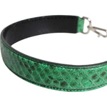 Dolce & Gabbana Black Green Exotic Leather Bag Shoulder Strap WMB445