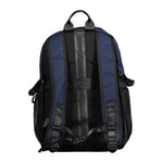 La Martina Blue Polyester Men Backpack LA-20565