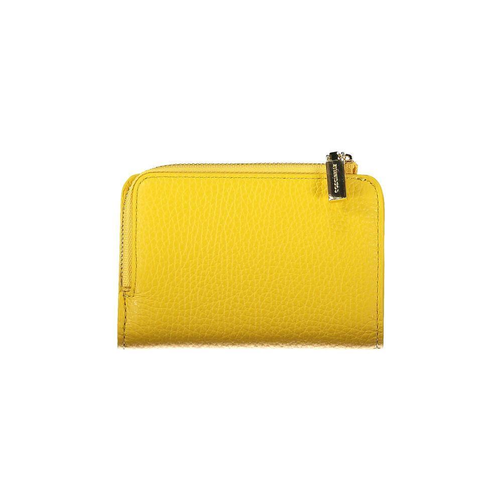 Coccinelle Yellow Leather Women Wallet CO-34886