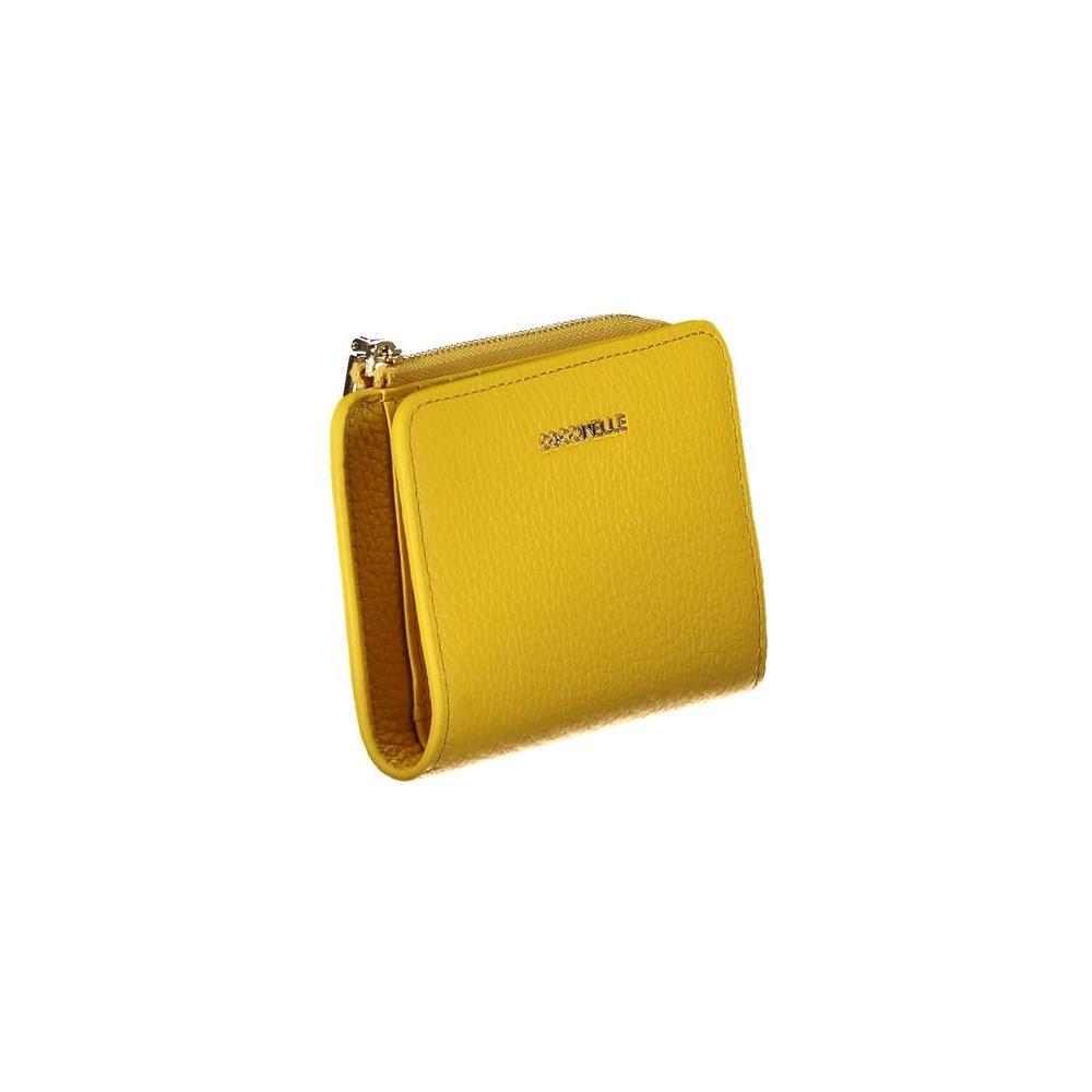 Coccinelle Yellow Leather Women Wallet CO-34886