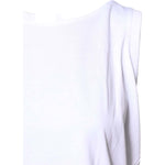Dolce & Gabbana White Cotton Sleeveless Crew Neck T-shirt TSH878595-36