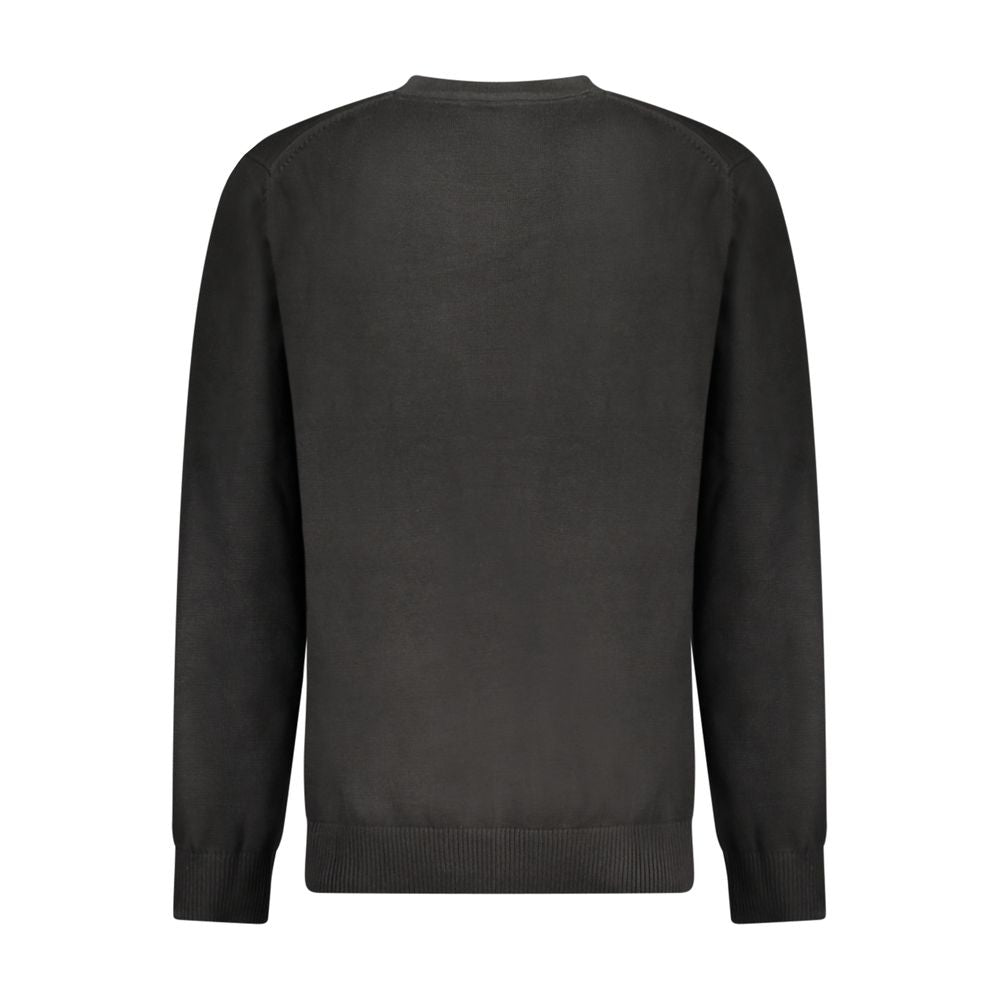 Calvin Klein Black Cotton Men Sweater CA-33812-XXL
