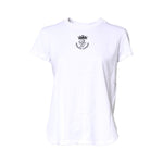 Dolce & Gabbana White Logo Crown Cotton Crew Neck T-shirt TSH878607-38