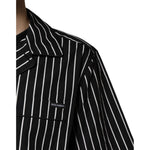 Dolce & Gabbana Black White Stripes Cotton Men Pajama Set Sleepwear KOS2284-38