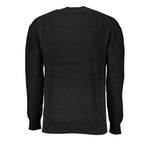 Calvin Klein Sleek Cotton Crew Neck Sweater with Contrast Details CA-27221-XL
