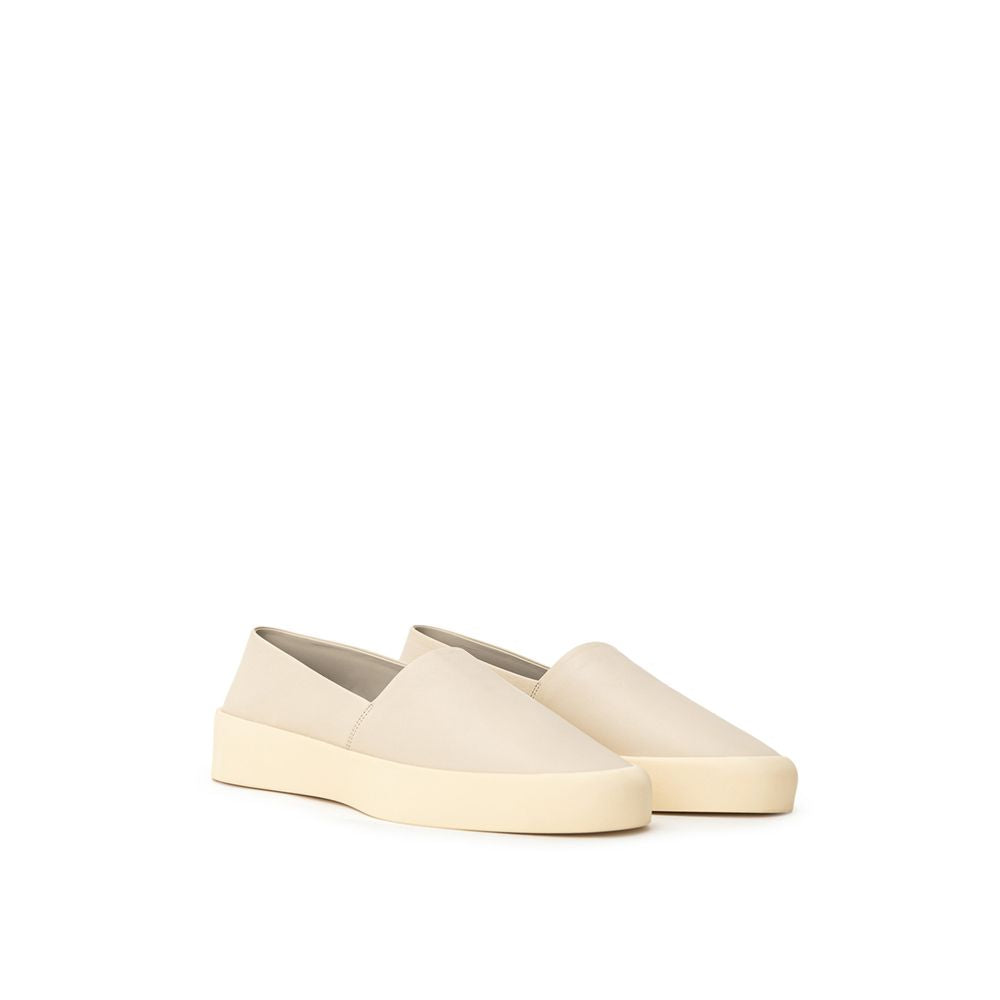 Fear Of God Gray Leather Slip-On Loafer FE-926320051422-EU43/US10