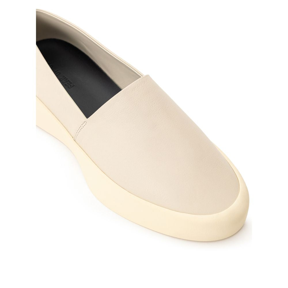 Fear Of God Gray Leather Slip-On Loafer FE-926320051422-EU43/US10