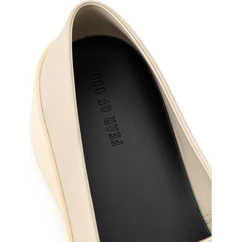 Fear Of God Gray Leather Slip-On Loafer FE-926320051422-EU43/US10