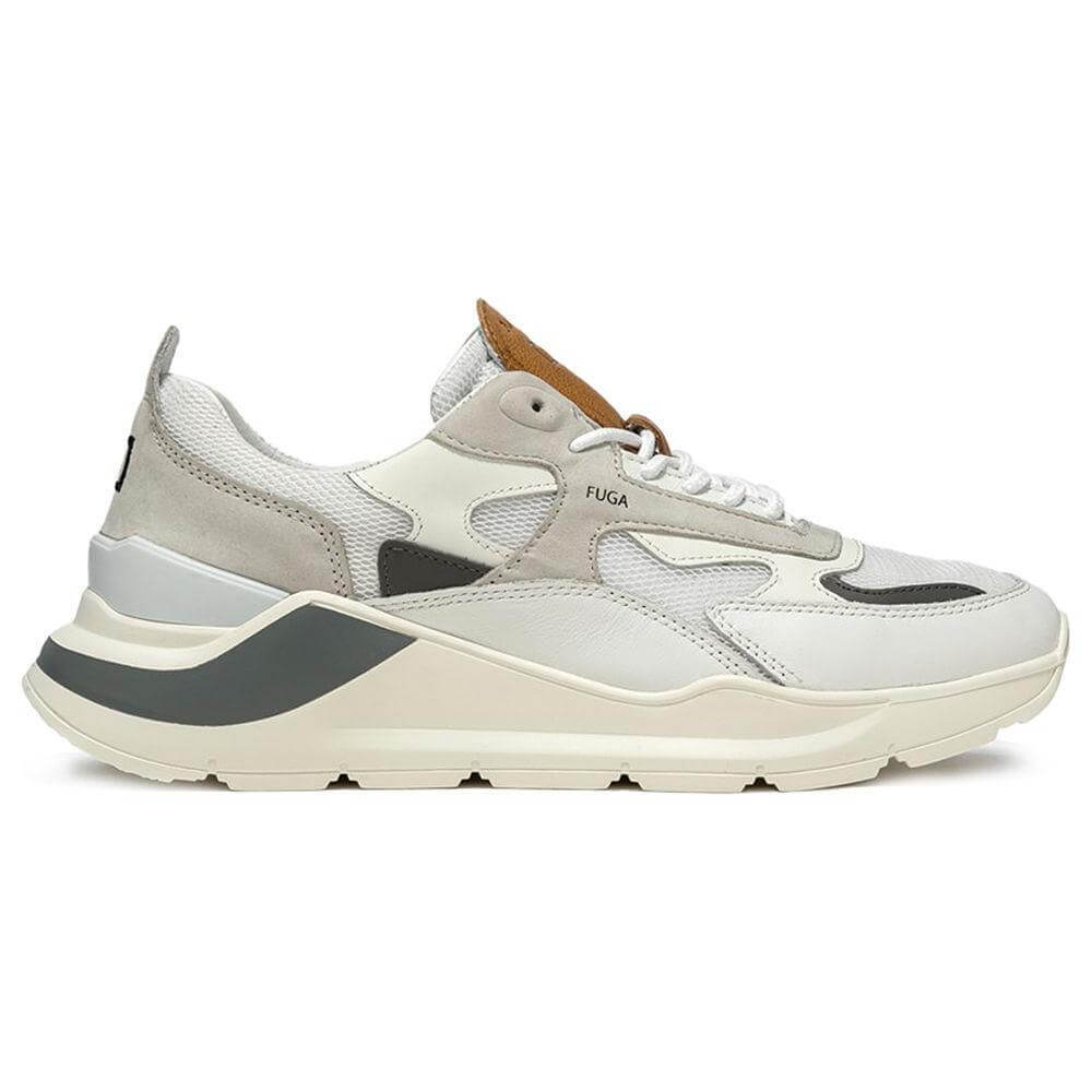 D.A.T.E White Leather Sneaker DA-15183-EU41/US8