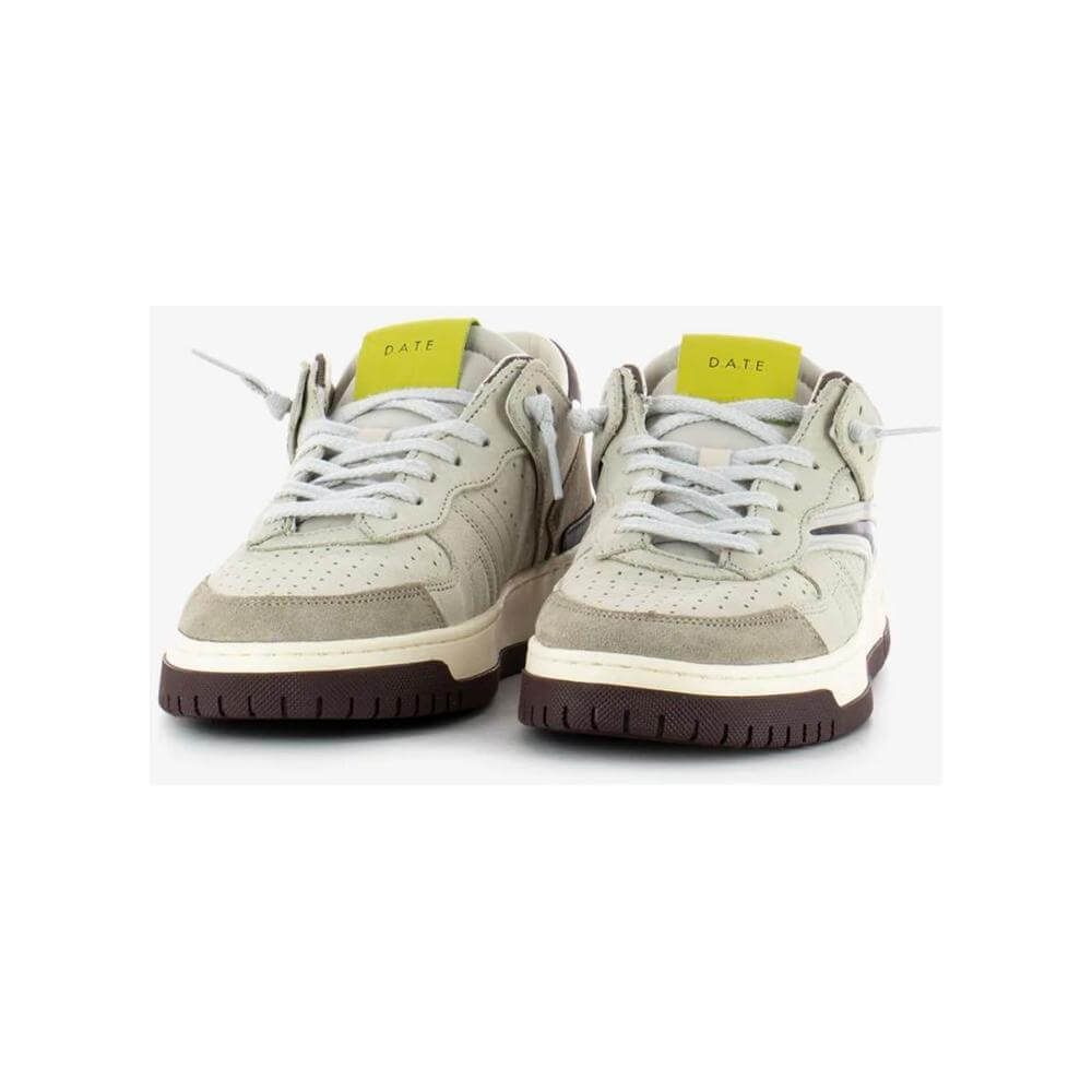D.A.T.E Beige Leather Sneaker DA-15187-EU41/US8