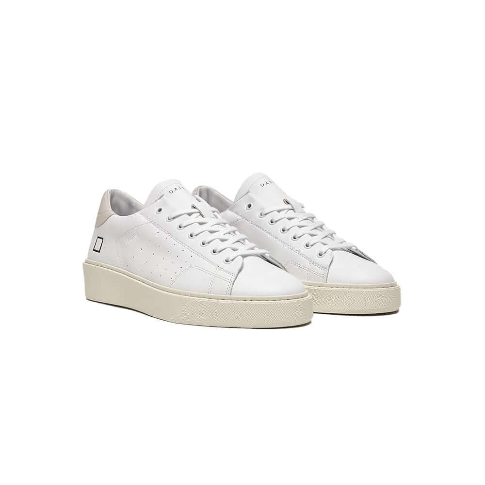 D.A.T.E White Leather Sneaker DA-15180-EU40/US7
