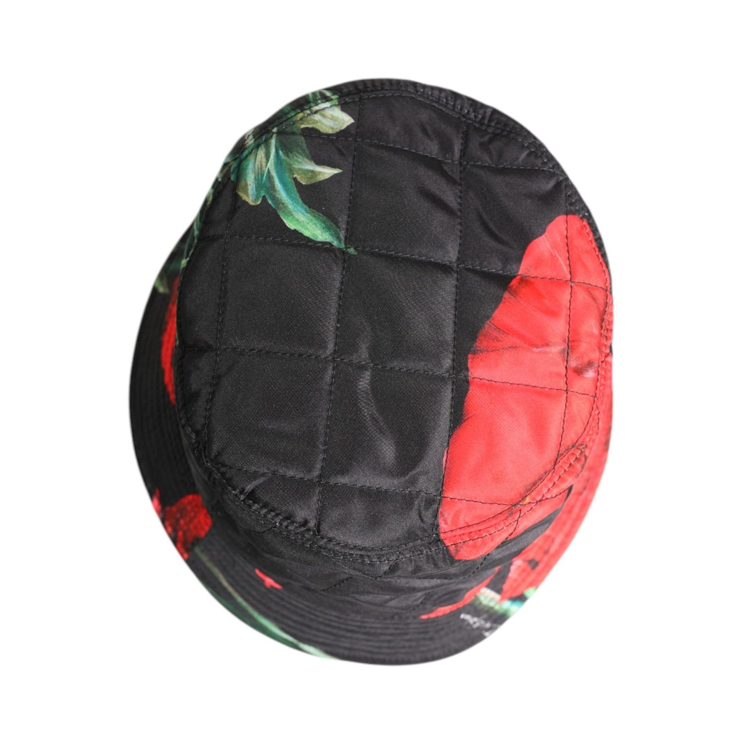 Dolce & Gabbana Multicolor DG Plaque Wide Brim Bucket Hat
