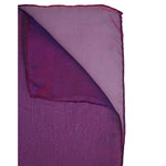 Dolce & Gabbana Purple Silk Rectangle Wrap Shawl Scarf MS7496