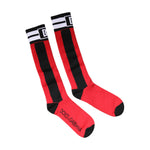 Dolce & Gabbana Red Cotton Stretch Printed Socks SCS2255-L