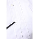 Dolce & Gabbana White Cotton GOLD Men Dress Formal Shirt TSH86354-42
