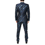 Dolce & Gabbana Multicolor Polyester Jacquard 2 Piece Suit KOS2305-48