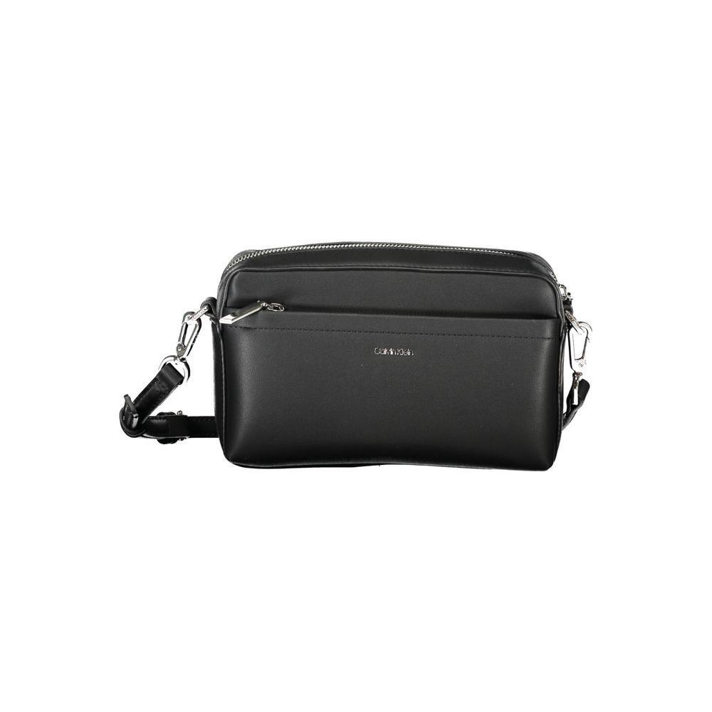 Calvin Klein Black Polyester Women Handbag CA-33623