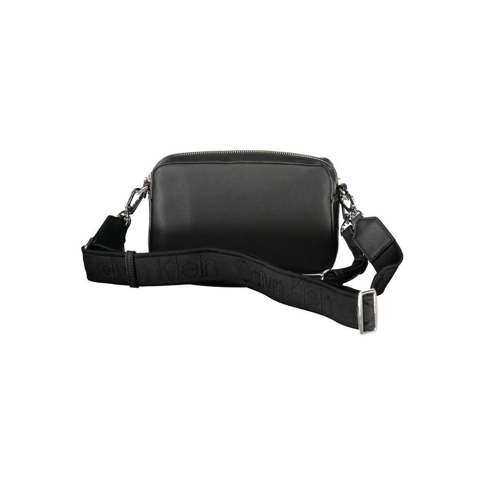 Calvin Klein Black Polyester Women Handbag CA-33623