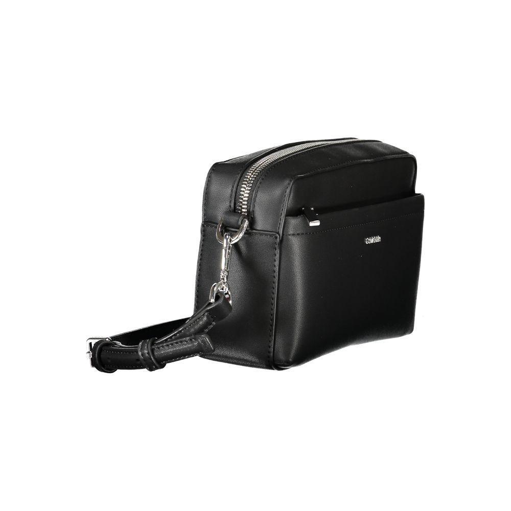 Calvin Klein Black Polyester Women Handbag CA-33623