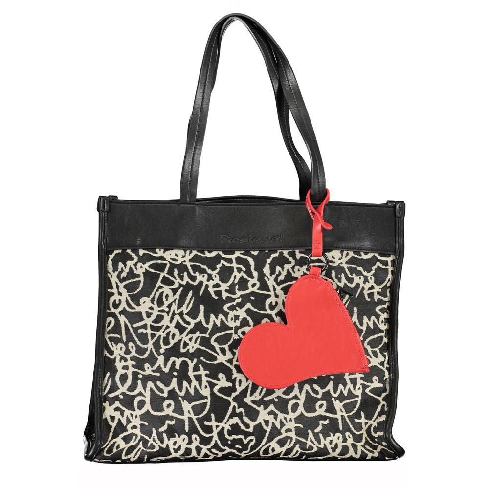 Desigual Black Polyester Handbag DE-24433