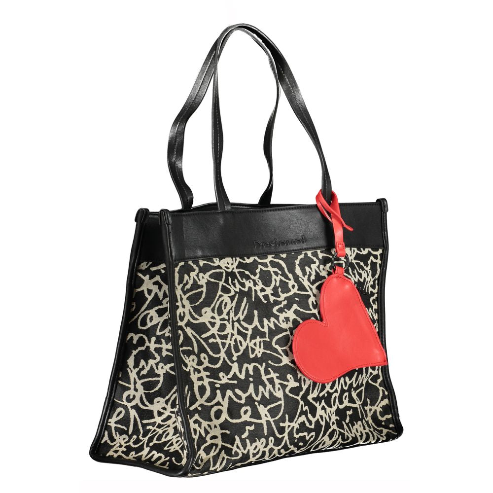 Desigual Black Polyester Handbag DE-24433
