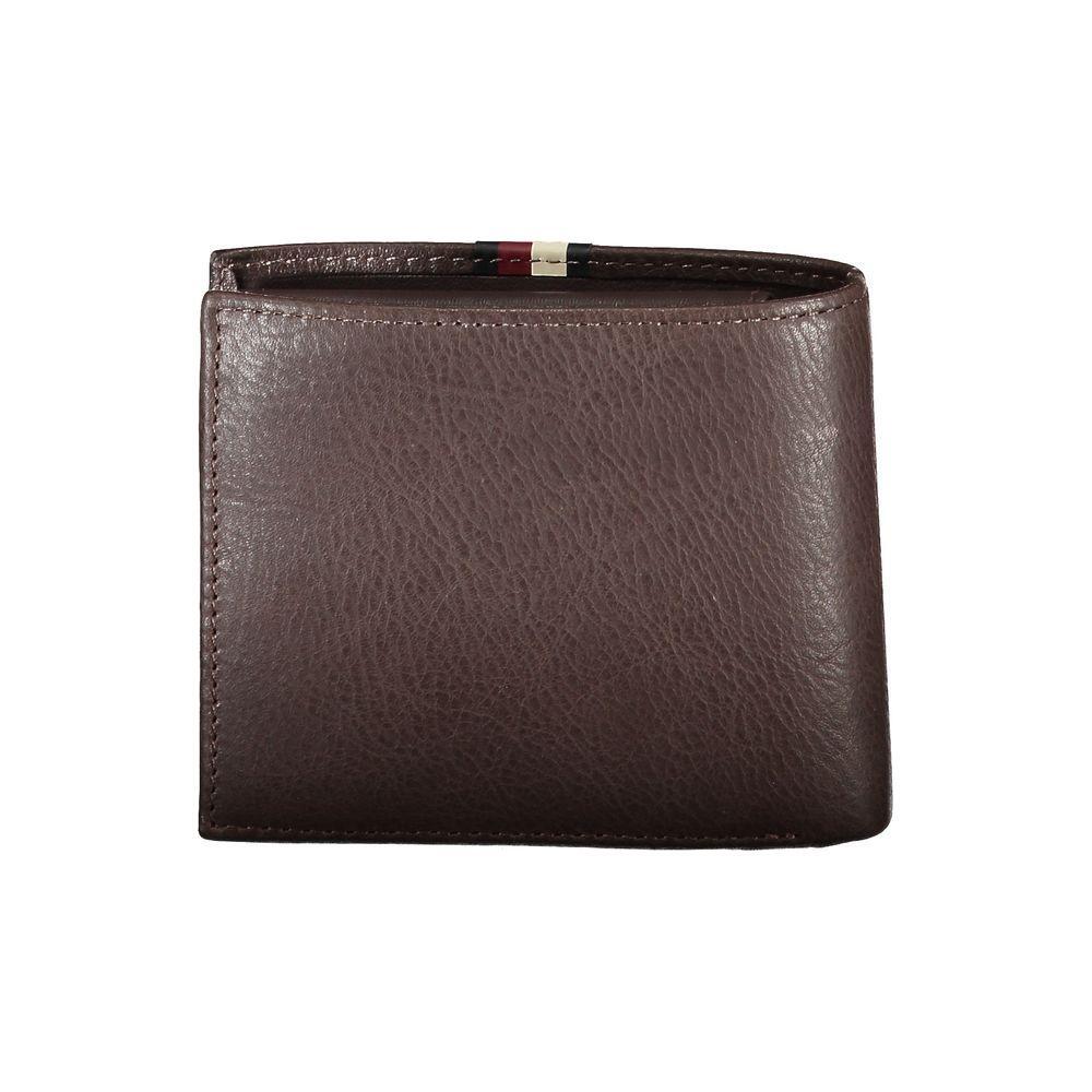 Tommy Hilfiger Brown Leather Men Wallet TO-25974