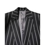 Dolce & Gabbana Black Striped SICILIA Formal 2 Piece Suit KOS2005-48