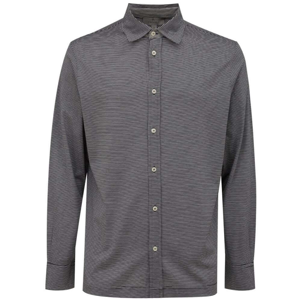 Canali Bicolor Cotton Shirt CA-850066620044666-IT50 | L