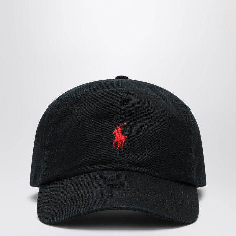 Polo Ralph Lauren Black baseball cap with logo LDin,Men,Men > Accessories,Men > Accessories > Scarves Hats & Gloves,Yes Eu 710548524012CO/R_POLOR-PR_100