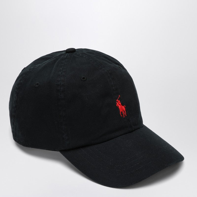 Polo Ralph Lauren Black baseball cap with logo LDin,Men,Men > Accessories,Men > Accessories > Scarves Hats & Gloves,Yes Eu 710548524012CO/R_POLOR-PR_100