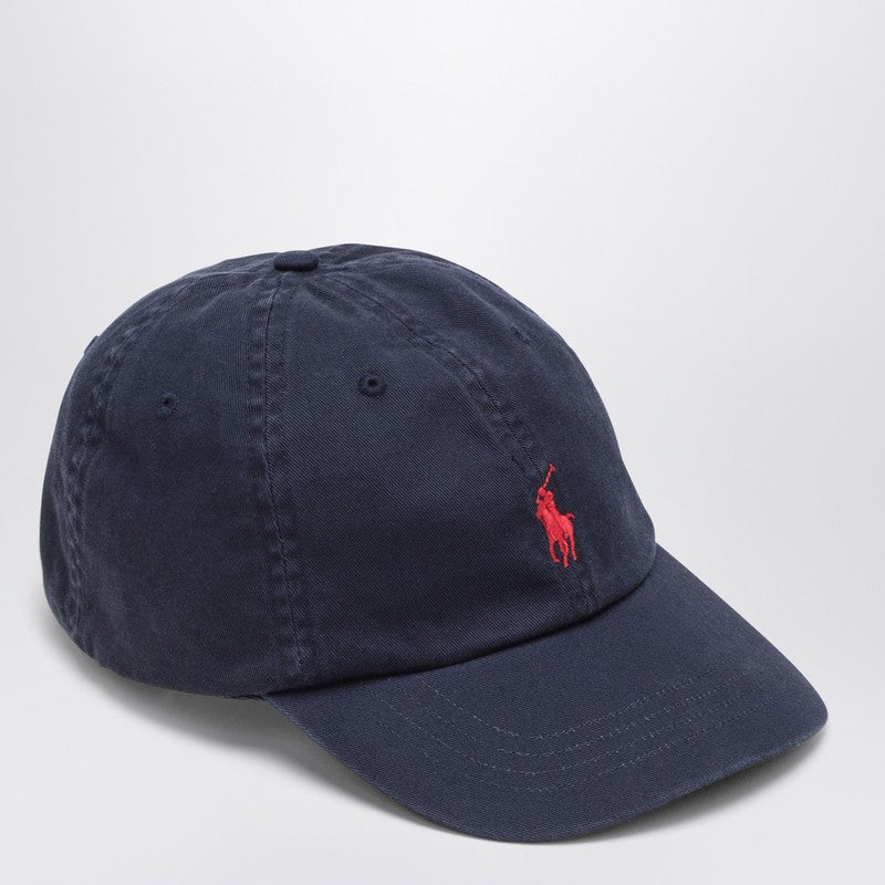 Polo Ralph Lauren Blue navy baseball cap with logo LDin,Men,Men > Accessories,Men > Accessories > Scarves Hats & Gloves,Yes Eu 710548524014CO/R_POLOR-NR_100