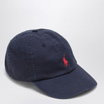 Polo Ralph Lauren Blue navy baseball cap with logo LDin,Men,Men > Accessories,Men > Accessories > Scarves Hats & Gloves,Yes Eu 710548524014CO/R_POLOR-NR_100