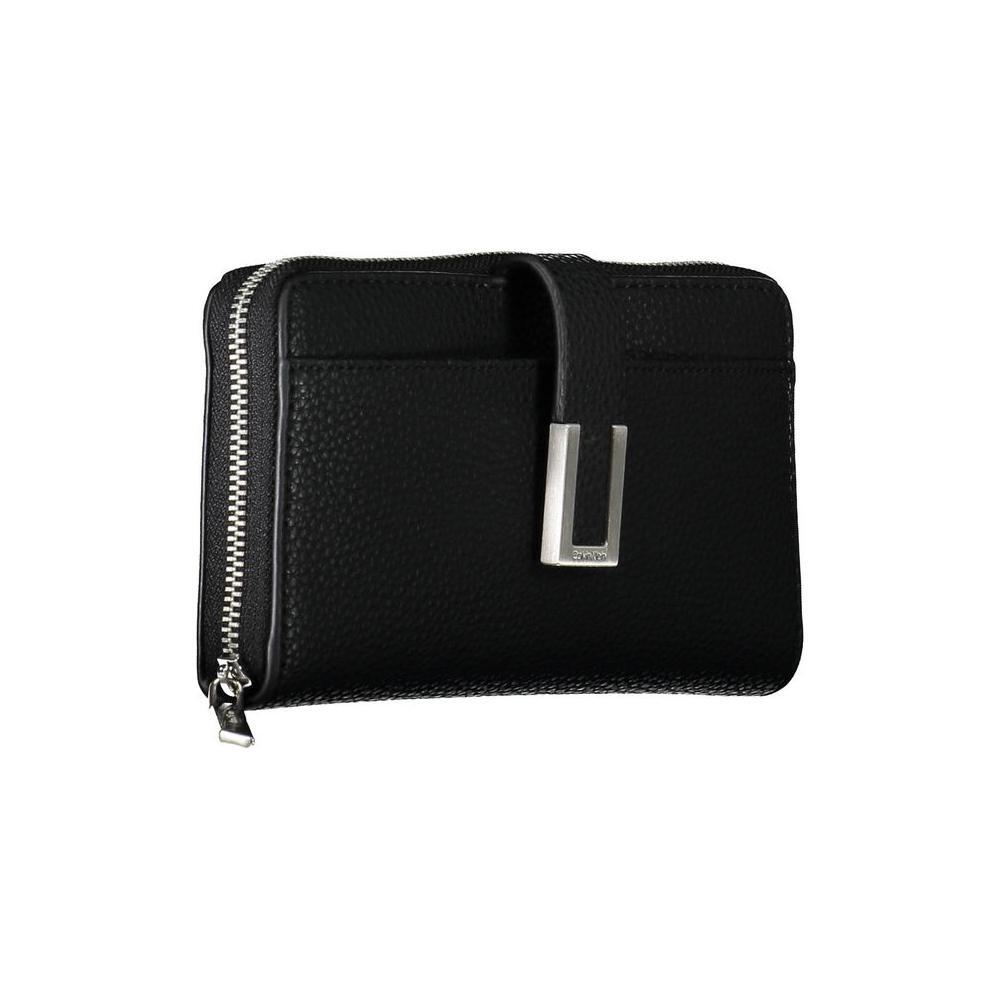 Calvin Klein Black Polyester Women Wallet CA-20484