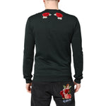 Dolce & Gabbana Black Sequined Embellished Pullover Sweater TSH90308-44