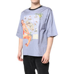 Dolce & Gabbana Light Blue Graphic Print Short Sleeve T-shirt TSH87748-50