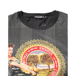 Dolce & Gabbana Black White Graphic Print Short Sleeve T-shirt TSH87843-46