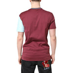 Dolce & Gabbana Multicolor Printed Logo Short Sleeve T-shirt TSH90323-52