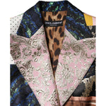 Dolce & Gabbana Multicolor Floral Patchwork Jacquard Jacket JKT41430-36