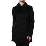 Dolce & Gabbana Black Wool Sartoria Italiano Blazer Jacket JKT41433-46