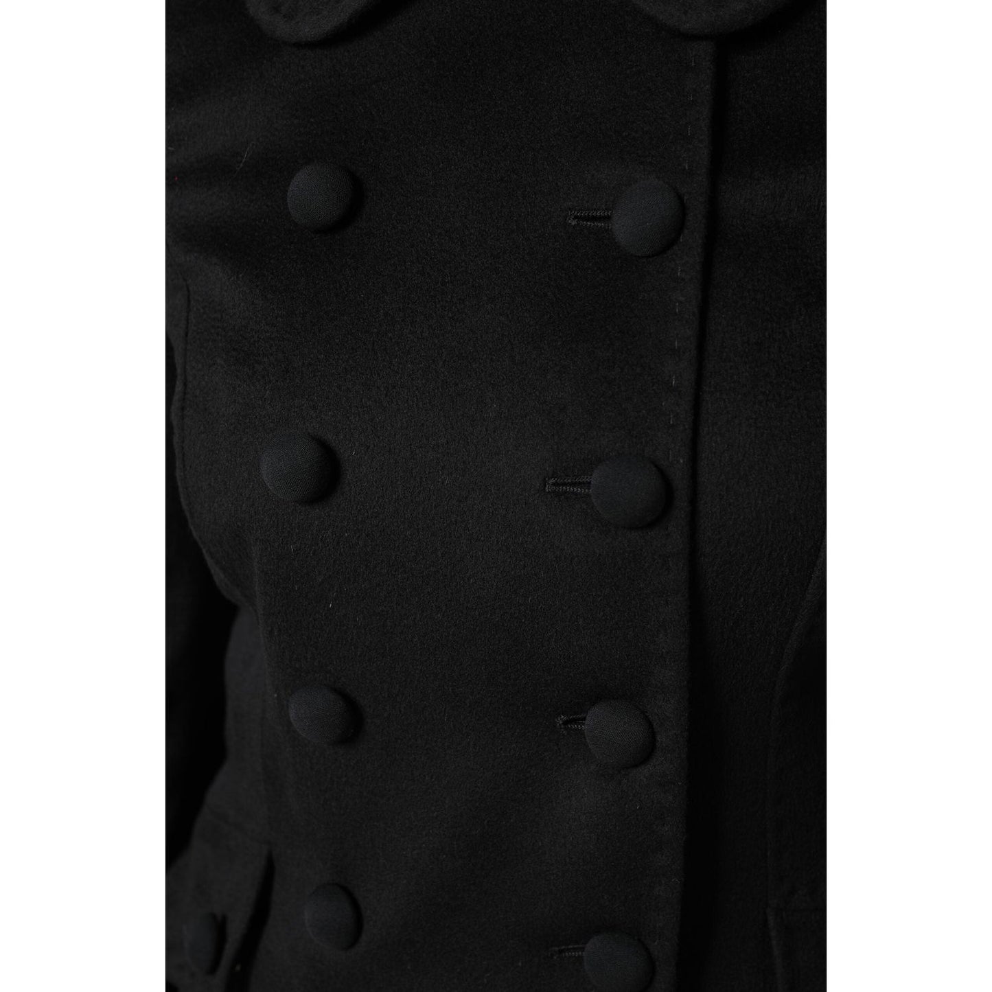 Dolce & Gabbana Black Wool Sartoria Italiano Blazer Jacket JKT41433-46